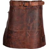 Lederen schort PICCOLO - BROWN - GLADIATOR