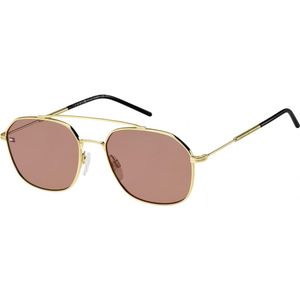 Tommy Hilfiger Zonnebril Th1599/s Eyr/4s Unisex Goud Met Roze Lens