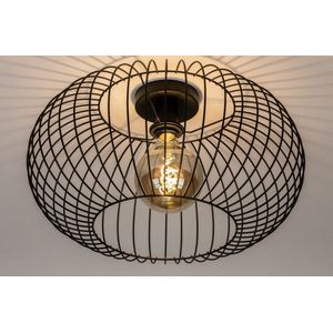 Lumidora Plafondlamp 31121 - Plafonniere - CHELSEA - E27 - Zwart - Metaal - ⌀ 50 cm