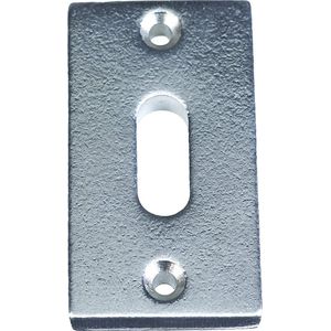 Jolie sleutelplaat L33xB57mm BB verticaal oud zilver