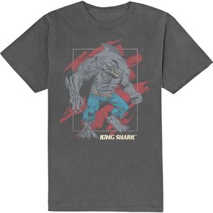 DC Comics King Shark - King Shark Heren T-shirt - M - Grijs
