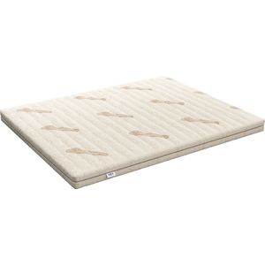 Cashmere Topper 70x200 - 10cm - HR Koudschuim - Afritsbaar en wasbaar hoes - Luxe Topdekmatras