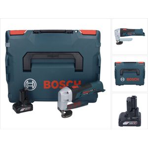 Bosch GSC 12V-13 Professionele accusnijder 12 V + 1x accu 6.0 Ah + L-Boxx - zonder oplader