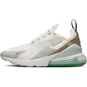 Nike Air Max 270 - Maat 38.5 - Wit/Beige/Groen - Sneakers Dames - DOOS ZONDER DEKSEL