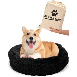 All 4 Pets Supply® Hondenmand Donut - Kattenmand - Maat S - Geschikt voor Honden/Katten tot 40 cm - Hondenkussen - Hondenbed - Hondenmanden