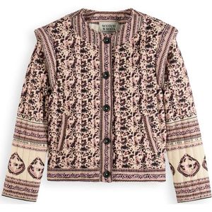 Scotch & Soda Lightweight padded jacket with print Dames Jas - Maat S