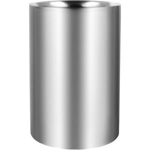 Dubbelwandige RVS Flessenkoeler - Champagnekoeler en IJsblokjesemmer - 10 cm Binnendiameter