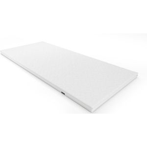 Koudschuim Topper 150x200 – Wasbare Tijk – Duurzaam Koud schuim Topmatras – Matras Topper Met Wasbare Tijk – ColdFoam Classic