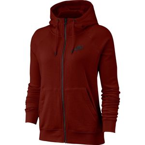 Nike Sportswear Essential Hoodie Full Zip Fleece Dames Vest - Maat S