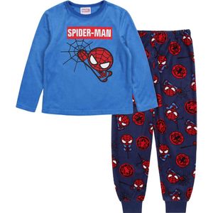 MARVEL Spider-Man - Marineblauwe Pyjama voor Jongens met Lange Mouwen / 104