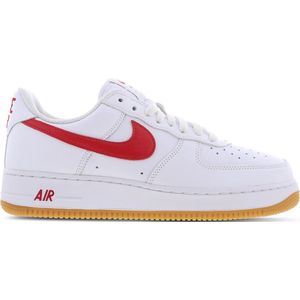 Nike Air Force 1 Low Retro Wit / Rood - Heren Sneaker - DJ3911-102 - Maat 39