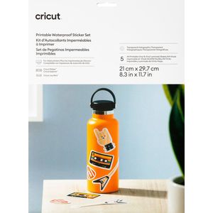 Cricut Waterbestendige Stickerset - Transparant holografisch - A4 (5 vellen)