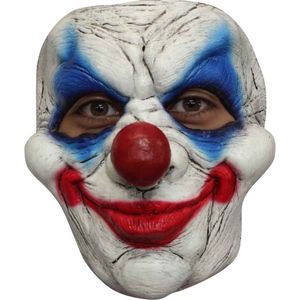Partychimp Scary Clown Killer Clown Gezichts Masker Halloween Masker voor bij Halloween Kostuum Volwassenen - Latex - One-size