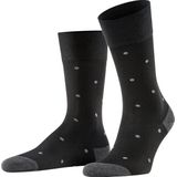 FALKE Dot business & casual katoen sokken heren grijs - Matt 39-42