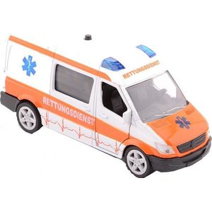 Johntoy Ambulance Super Cars Met Licht En Geluid 17 Cm