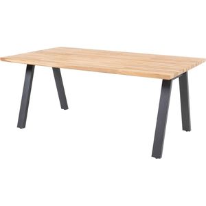 4SO - Taste Ambassador Diningtafel Teak Antracite 180 x 100 cm