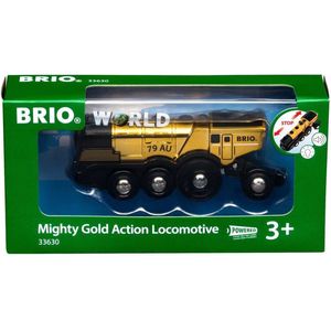 BRIO Mighty Gold Actie locomotief - 33630