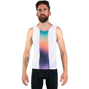 Pissei Attaque Mouwloos Basislaag Wit XL-2XL Man