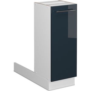 Vicco Fame-Line Keuken Keukeneiland – 30 cm zonder werkblad Donkerblauw hoogglans zonder werkblad