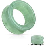 Double Flared jade tunnel 8 mm