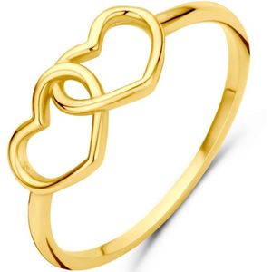 14K Geelgoud Ring Hartjes 4029700