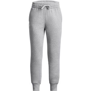 Under Armour UA Rival Fleece Joggers Meisjes Sportbroek - Grijs - Maat YXS