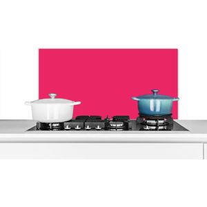 Spatscherm keuken 90x45 cm - Kookplaat achterwand Karmijn - Kleuren - Palet - Roze - Muurbeschermer - Spatwand fornuis - Hoogwaardig aluminium