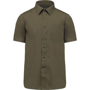 Herenoverhemd 'Ace' korte mouwen merk Kariban Light Khaki maat 3XL