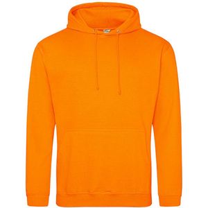AWDis Just Hoods / Orange Crush College Hoodie size 2XL