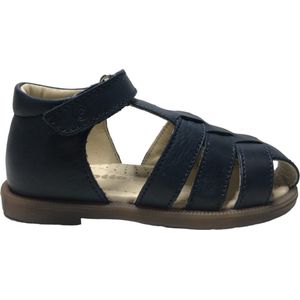 Falcotto - Cedric - Mt 21 - velcro lederen gesloten sandalen - navy