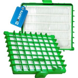 2x Dparts hepa filter geschikt voor Rowenta - stofzuiger hepafilter voor Silence Force - Silence Force Compact - Silence Force Extreme - Silence Force Extreme Compact - X-Trem Power - X-Trem Power XL - allergiefilter stofzuigerfilter ZR002901