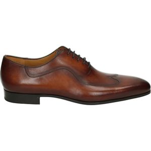 Magnanni 23870 - Heren veterschoenNette herenschoenen - Kleur: Cognac - Maat: 45