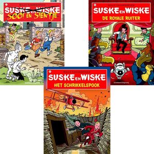 Suske en Wiske Strippakket #4 (3 strips) | stripboek, stripboeken nederlands. stripboeken kinderen, stripboeken nederlands volwassenen, strip, strips