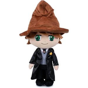 Play by Play Ron met Sorting Hat / Sorteerhoed Soft Knuffel 29cm - Harry Potter Knuffel  - 9cm