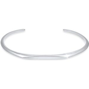 Elli PREMIUM Dames Armband Dames Bangle Basic Elegant Klassiek Eenvoudig Verstelbaar in 925 Sterling Zilver