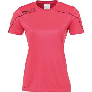 Uhlsport Stream 22 Shirt Korte Mouw Dames - Roze / Zwart | Maat: S