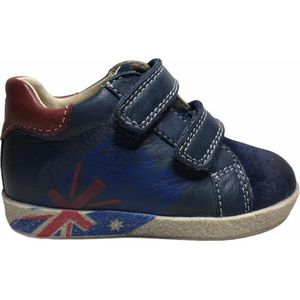 Falcotto 2 velcro's Australian flag lederen sneakers Cris navy mt 20