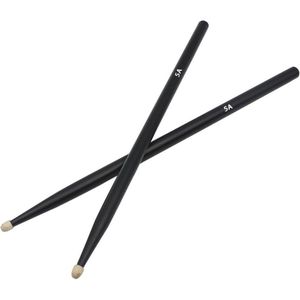 Zwarte Drumstokken - 5A Drumstokken - Zwarte Drumsticks - Drum Sticks - Maple Hout - Black Drumsticks