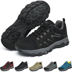 Geweo Wandelschoenen Dames Waterdicht - Outdoorschoenen Heren Waterproof- Outdoor Antislip Outdoorschoenen Unisex - Extra Comfort - Zwart - Maat 45