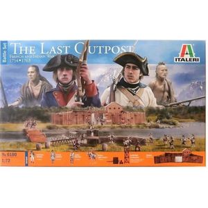 1:72 Italeri 6180 The Last Outpost 1754-1763 French & Indian - Battle Set Plastic Modelbouwpakket