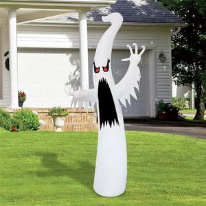 3.6m Halloween Opblaasbare Enge Geest - LED Kleur Veranderende Rekwisieten - Outdoor Party Halloween Binnenplaats Tuin Gloeiende Geest Decoratie