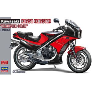 1:12 Hasegawa 21740 Kawasaki KR250 (KR250A) Motor Plastic Modelbouwpakket