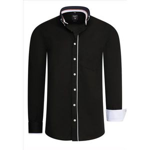 Rusty Neal - heren overhemd zwart - 11027