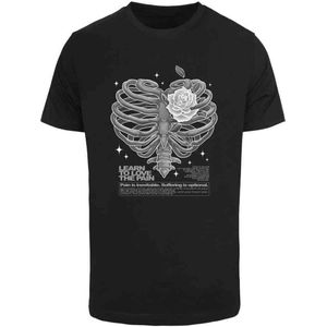 Mister Tee - Heart Cage Heren T-shirt - S - Zwart