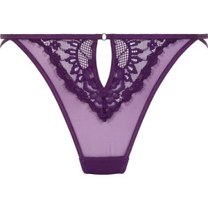 Hunkemöller Dames Lingerie String Cinnamon - Paars - maat L