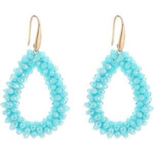 Oorbellen Crystal Beads Luxe - Summer - Zomer - Kralen - Cadeau - Blauw