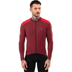 Siroko M4 Echelon Lange Mouwen Fietsshirt Rood S Man