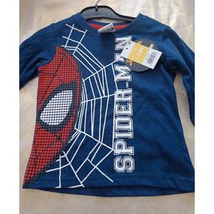 Spiderman shirt - lange mouwen - maat 92 - 2 jaar
