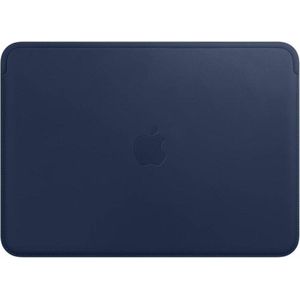 Apple echt lederen Sleeve voor de MacBook 12 inch - Macbook case - 12 inch laptop sleeve – Blauw