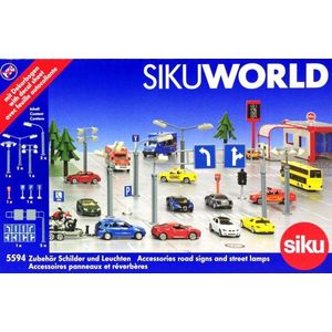 SIKU 5594 World Toebehoren Verkeersborden en Verkeerslichten